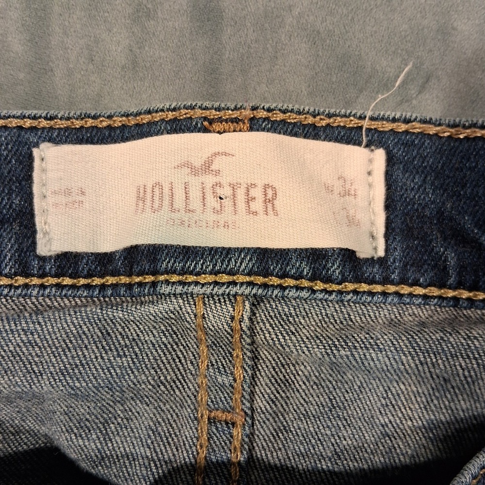 Hollister Epic Flex JEANS MENS 34x34 Skinny Fit - Picture 3 of 10